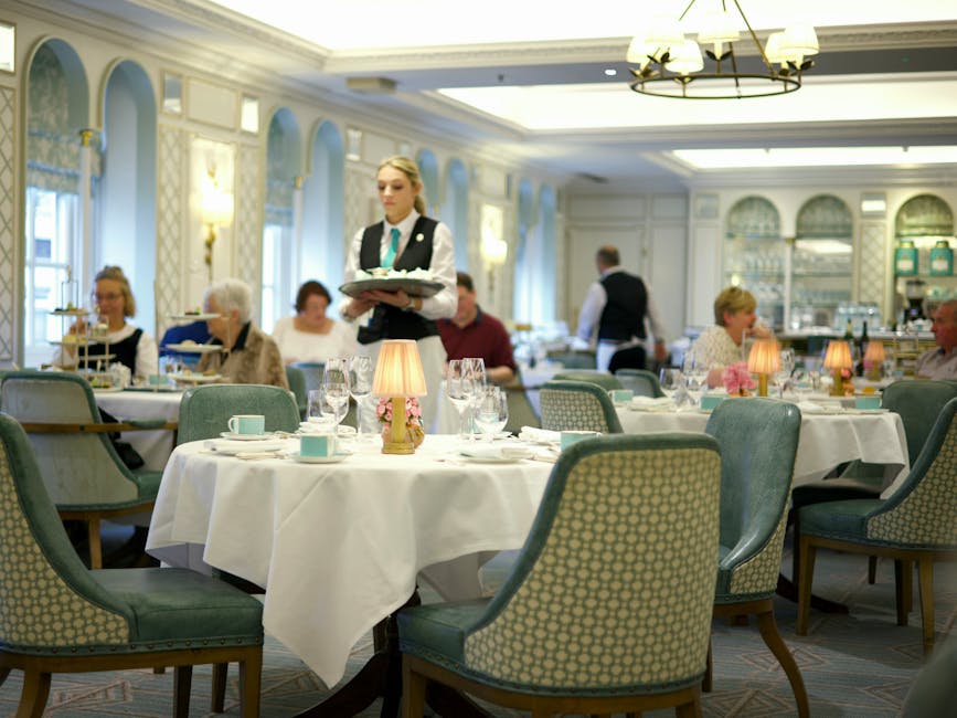 Elegant dining table setting
